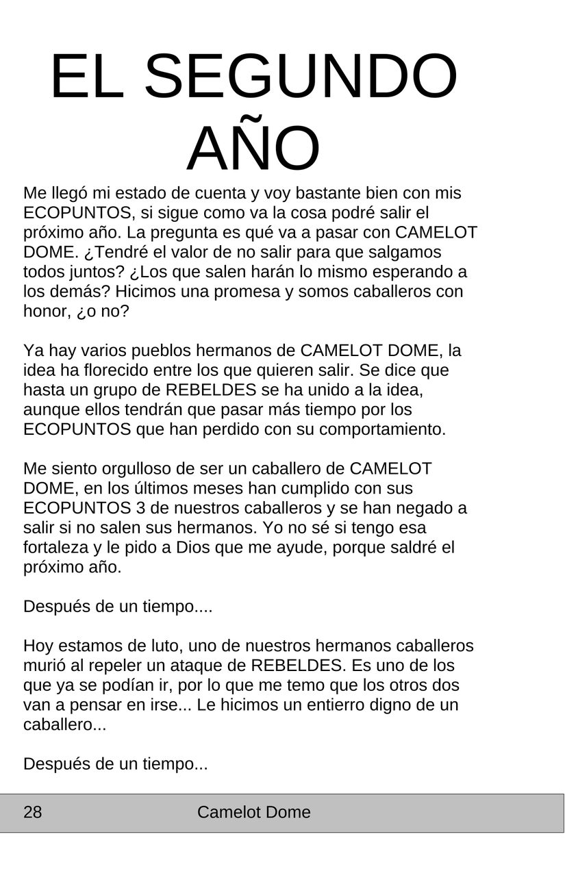 Hoja 28 de Camelot Dome