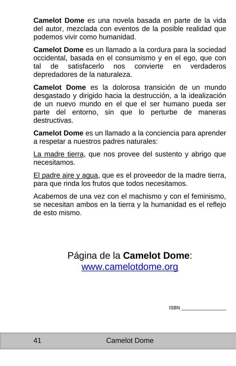 Hoja 41 de Camelot Dome